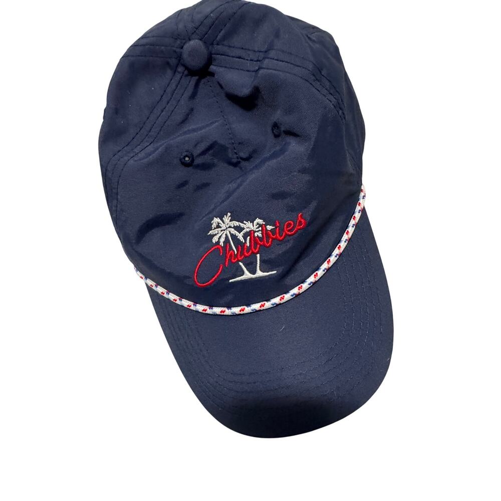 Chubbies Ball Hat Pam Tree Rope Edging NWOT